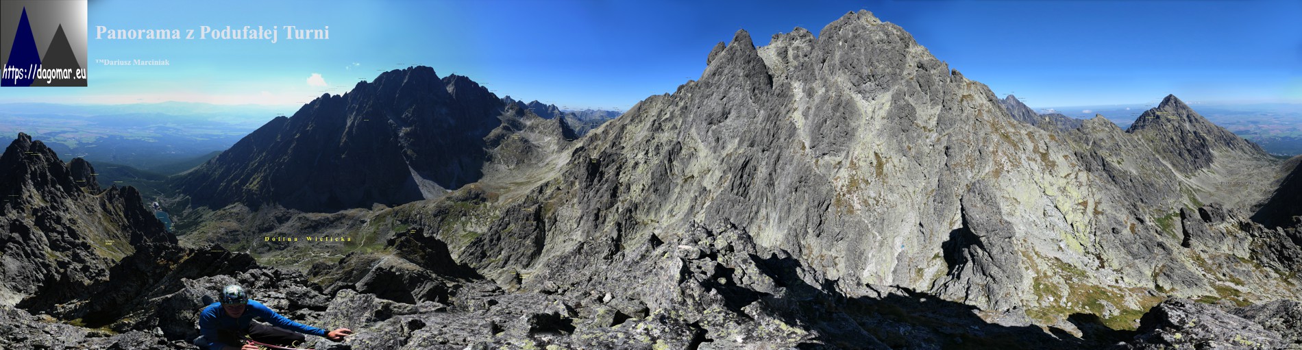 panorama z Podufałej Turni